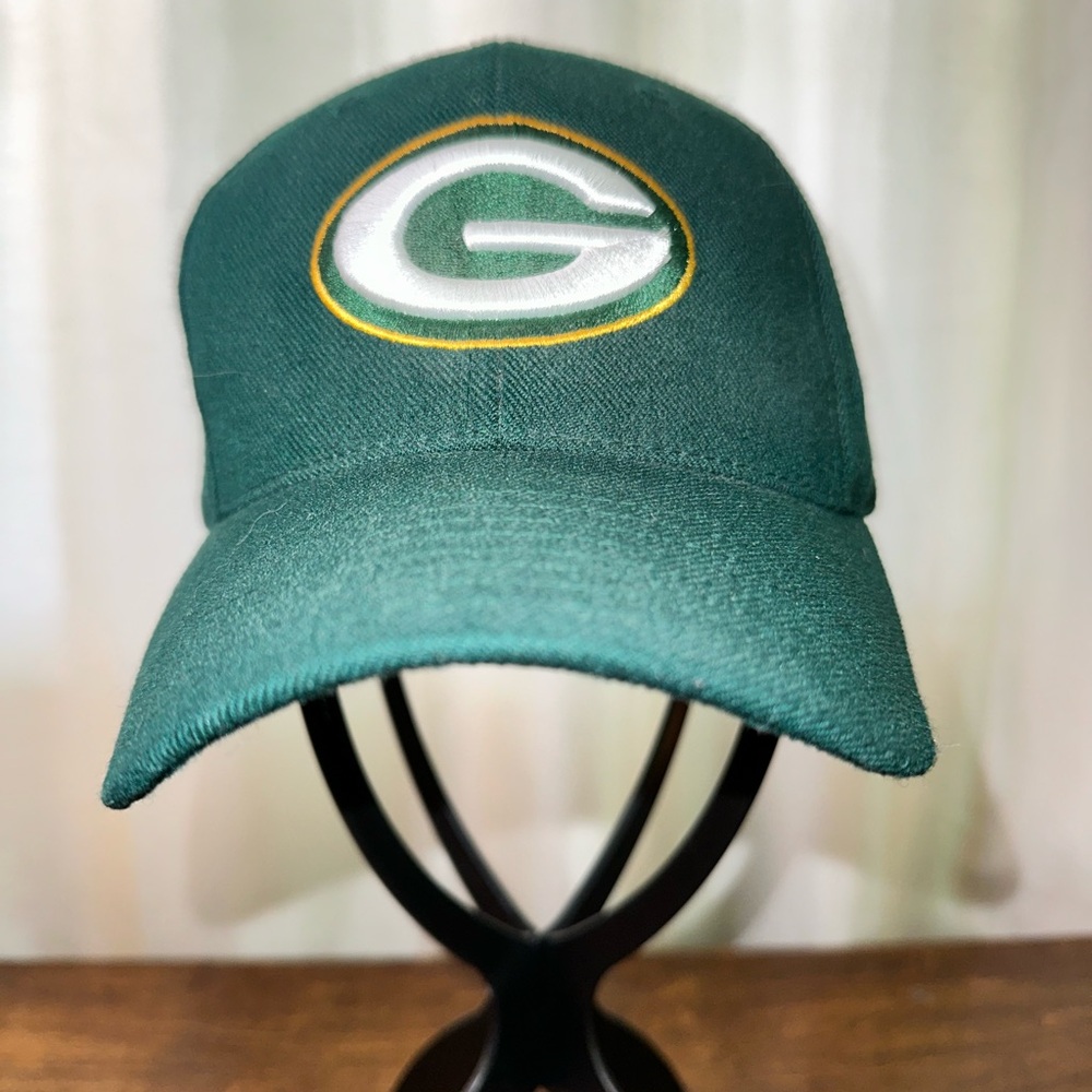 Green Bay Packers Cap Mens Green Reebok‎ Dad Hat Logo NFL Adult OSFM